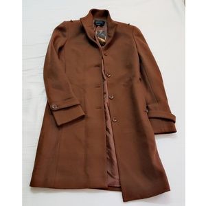 BCBG Long Brown Coat